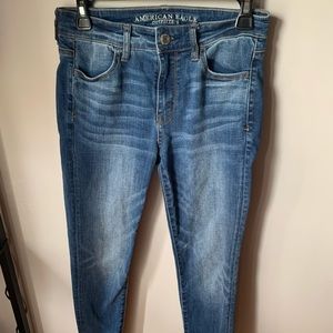 AMERICAN EAGLE high-rise jegging (original blue)